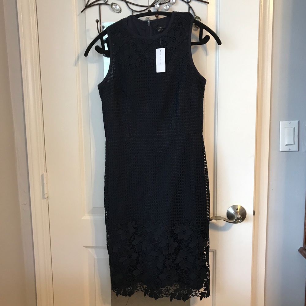 Navy blue dress Ann Taylor